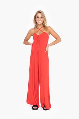 Casual Jumpsuit Cherry