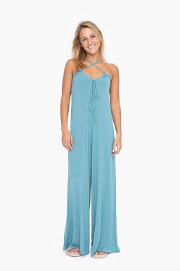 Casual Jumpsuit Grey teal