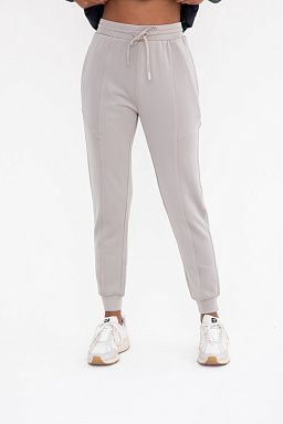 Cuffed Joggers with Zippered Pockets