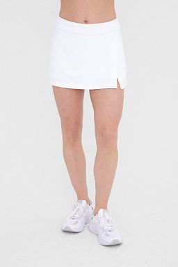 GREEN A-Line Side Slit Tennis Skirt