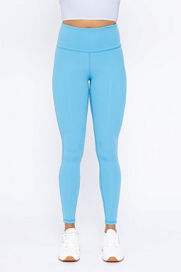GREEN Essential Performance High-Waisted Leggings Blue jay