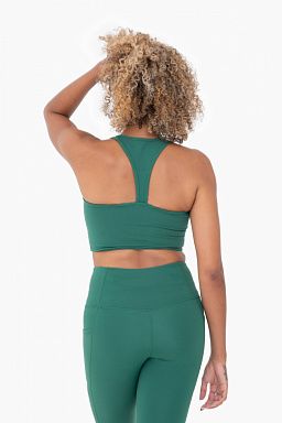 GREEN Extreme Racer Fitted Cropped Tank