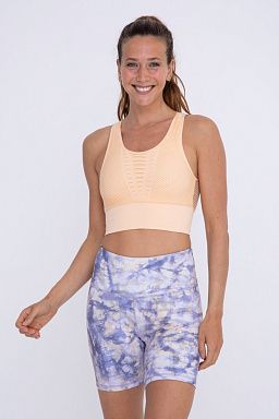 Laser Cut Seamless Sports Bra