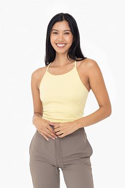 Seamless Ribbed T-Strap Tank Top