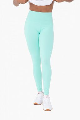 Tapered Band Essential Solid High-Waist Leggings
