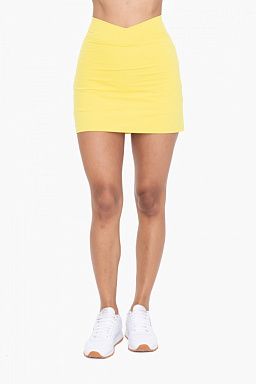 Venice Crossover Waist Active Skirt