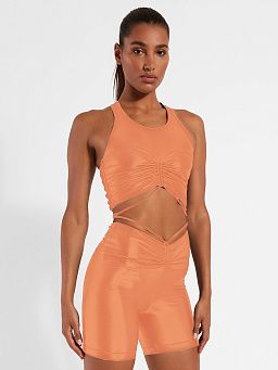 Elaine Infinity Sports Bra - Cosmo Orange