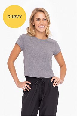 CURVY Essential Short Sleeve Tee